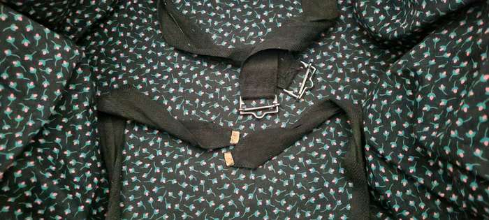 Large Black Double Size Hat Box Luggage Suitcase
