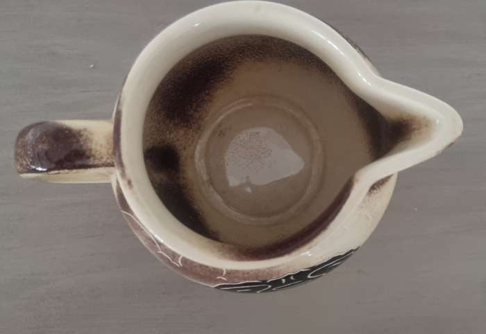 Handpainted South Africa Kruger Park Elephant Crescent ware Jug