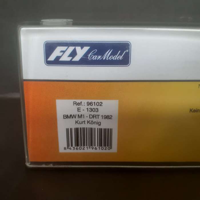 Fly E1303 BMW M1 DRT 1982 Kurt Konig Jagermeisster Mint Boxed