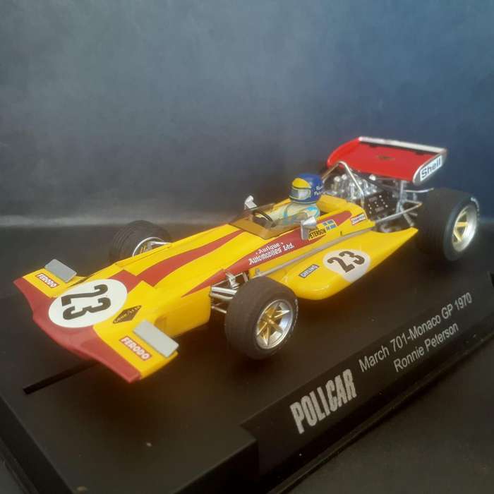 Policar CAR04c March 701 Monaco GP 1970 Ronnie Peterson Boxed