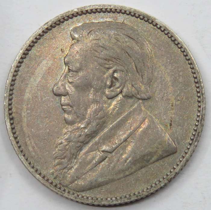 1896 ZAR  Shilling-attrractively toned hign grade