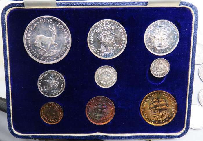 1955 Republic of South Africa Proof Set in Original Box