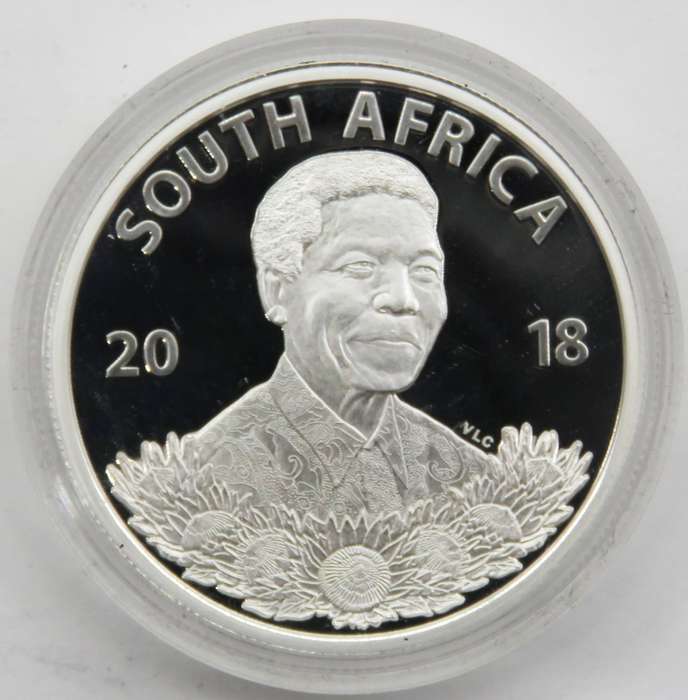 2018  Silver 1 Rand Life of a Legend: Nelson Mandela "ROBBEN ISLAND"