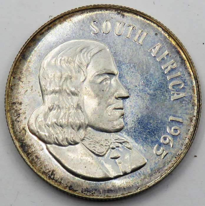 1965 Union of South Africa Silver R1 Proof (English legend)
