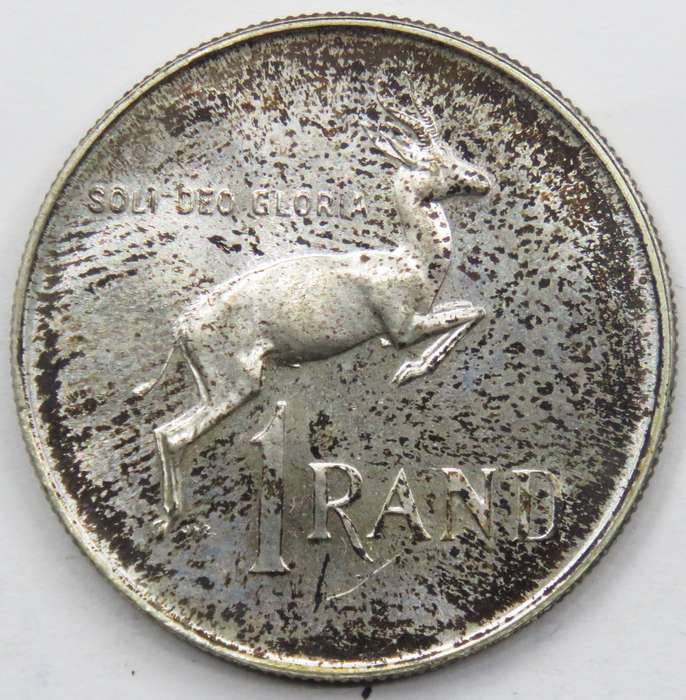 1965 Union of South Africa Silver R1 Proof (English legend)