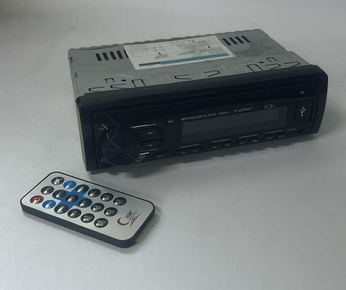 CLEARANCE ICE POWER MEDIA PLAYER,DETACH FACE,USB,VARI COLOUR,BT,DUAL RCA,AUX,REMOTE