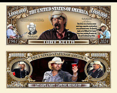 TOBY KEITH MILLION DOLLAR NOVELTY  BILL
