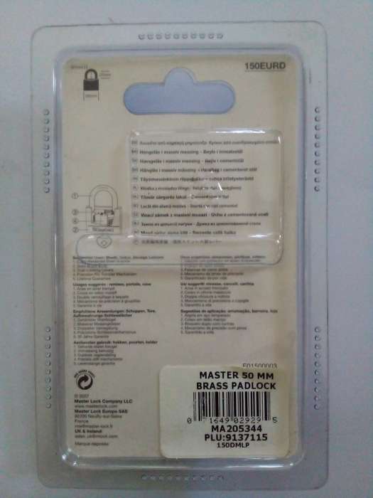 Winter SPECIAL Masterlock 50mm - 6 Padlocks