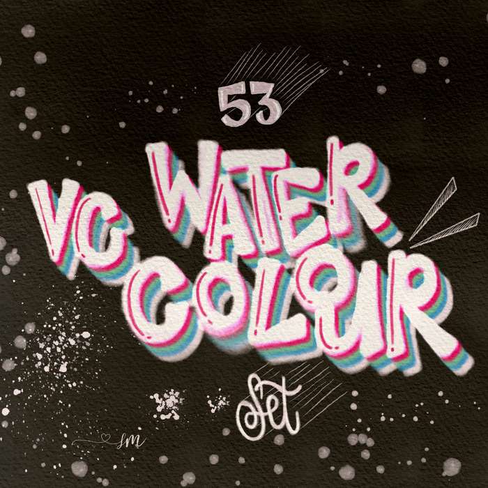 53 Procreate Watercolour Brushes for Digital Art
