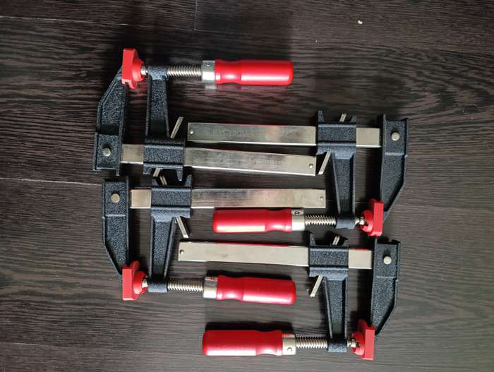 4x Mastercraft GS180911 Clutch Style Bar Clamp 63 x 150 mm