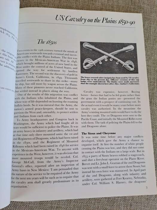 US Cavalry On The Plains 1850-90 - Osprey Men-At-Arms Series #168