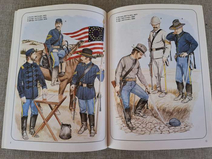 US Cavalry On The Plains 1850-90 - Osprey Men-At-Arms Series #168
