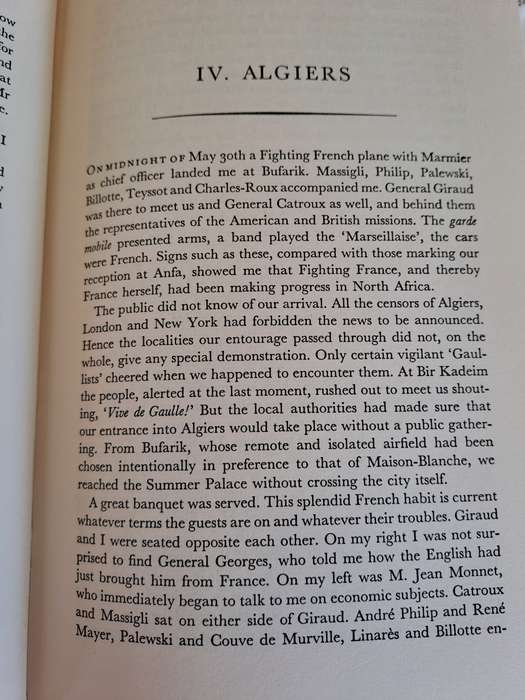 War Memoirs - Unity 1942-1944 - General De Gaulle