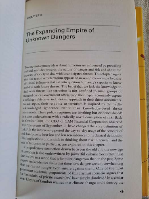 Invitation To Terror: The Expanding Empire of the Unknown - Frank Furedi