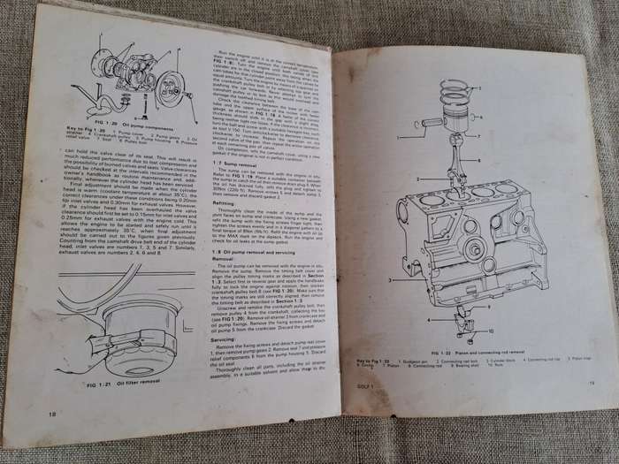 Golf N, L, 1100, 1974 to 1978 Owners Workshop Manual - Autobooks