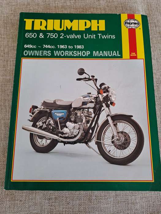 Triumph 650 & 750 2-valve Unit Twins, 649  744cc Owners Workshop Manual