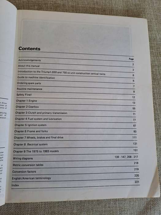 Triumph 650 & 750 2-valve Unit Twins, 649  744cc Owners Workshop Manual