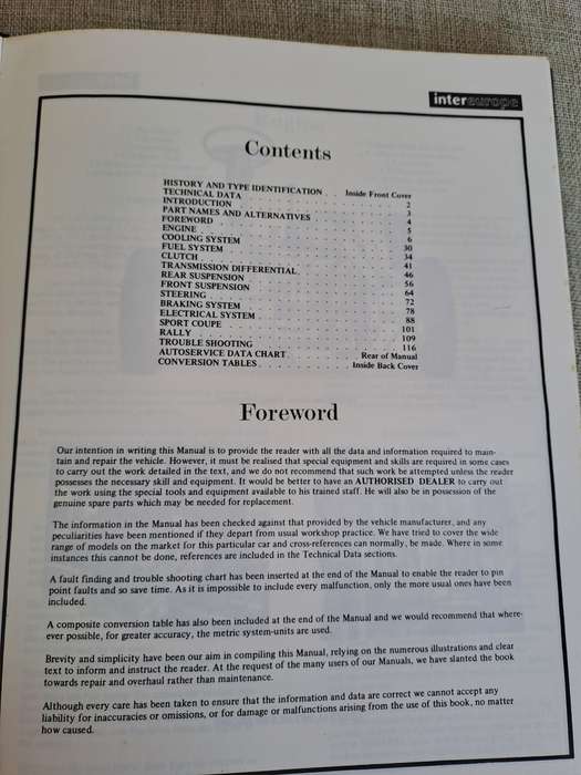 Fiat 128 Saloon, Rallye, Sport from 1969 - Intereurope