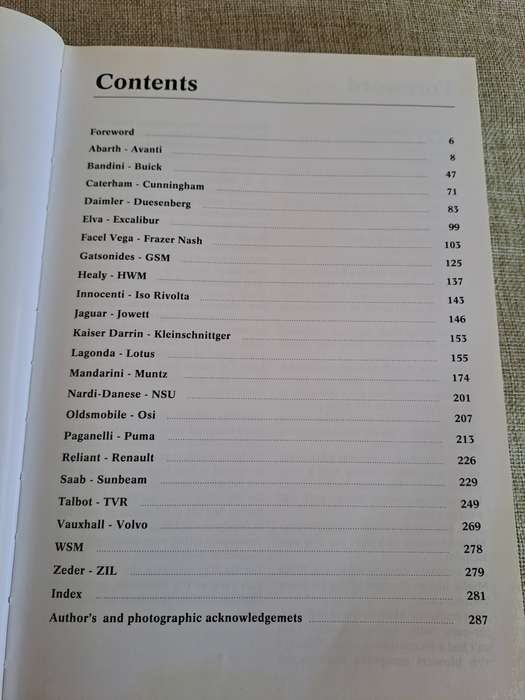 The Complete Encyclopedia of Sports Cars  Classic Era - Rob De La Rive Box