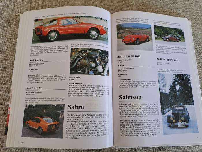 The Complete Encyclopedia of Sports Cars  Classic Era - Rob De La Rive Box