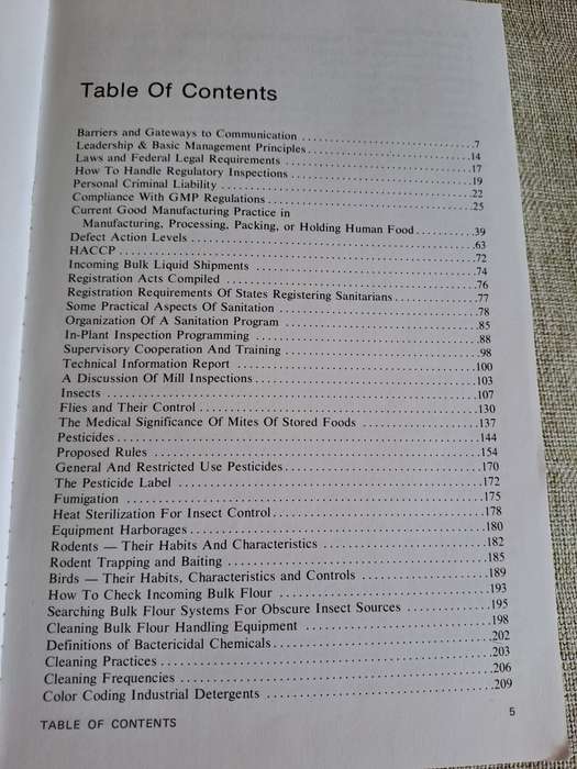 Basic Food Plant Sanitation Manual  3rd Edition