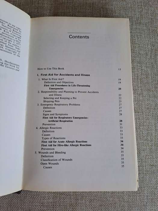 First Aid for Pets - Robert W. Kirk