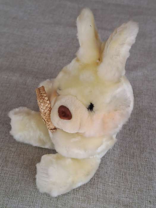 Plush Bunny with Basket - Prima Toys