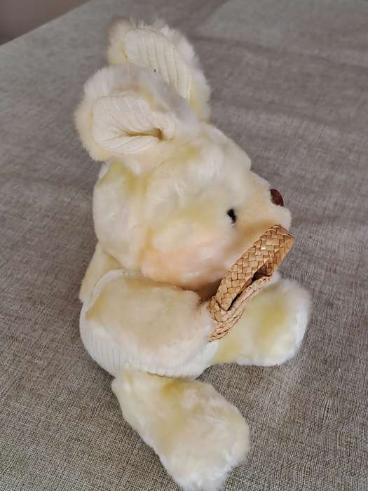 Plush Bunny with Basket - Prima Toys