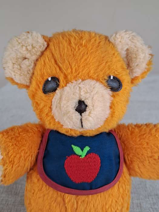 Freddy Orange Teddy Bear 1975 Fisher Price Vintage