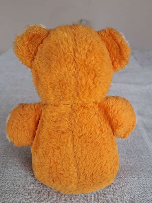 Freddy Orange Teddy Bear 1975 Fisher Price Vintage