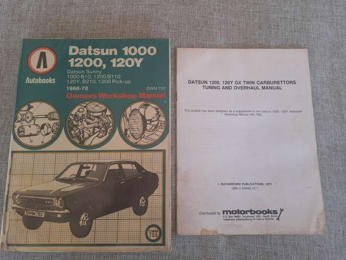 Datsun 1000, 1200, 120Y 1968-1978 Owners Workshop Manual - Autobooks