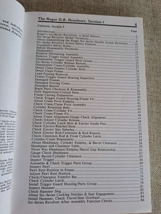 The Ruger Double Action Revolvers: A Shop Manual Vol. 1