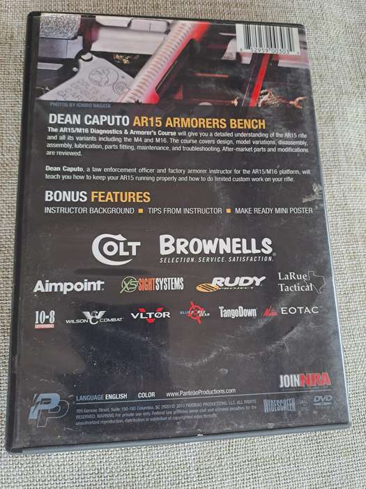 Make ready with Dean Caputo AR15 Armorers Bench DVD