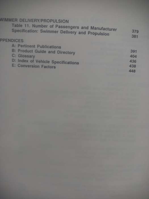 Undersea Vehicles Directory 1990 - 91