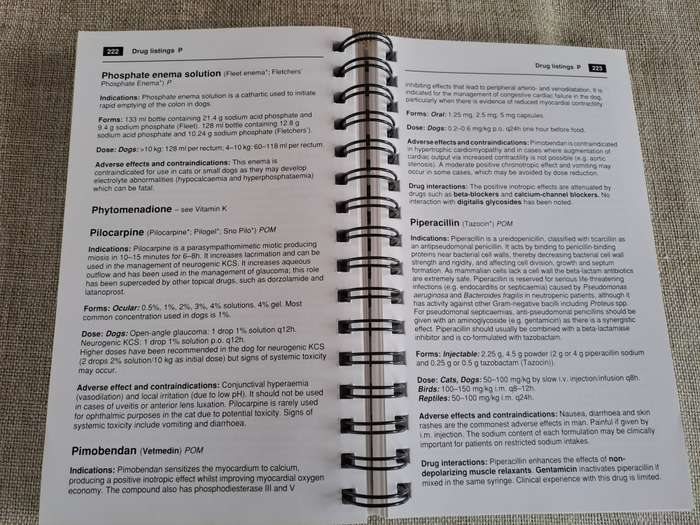 Small Animal Formulary  5th Edition