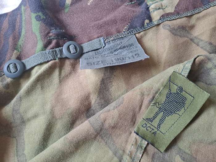 Combat Jacket Camo DPM (DCTA) Lightweight  Size 190/112