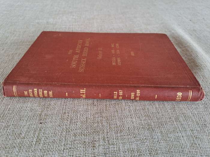 The South African Sussex Herd book Volume 2