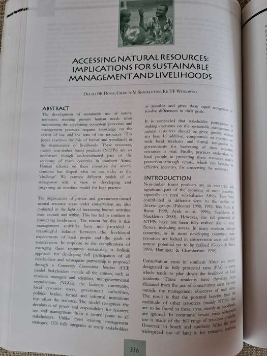 Contested Resources: Challenges to the Governance of Natural Resources in Southern Africa