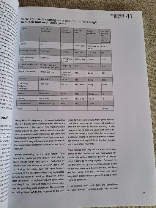 Research Report 41: Strategies to support South African smallholders as a contribution to government