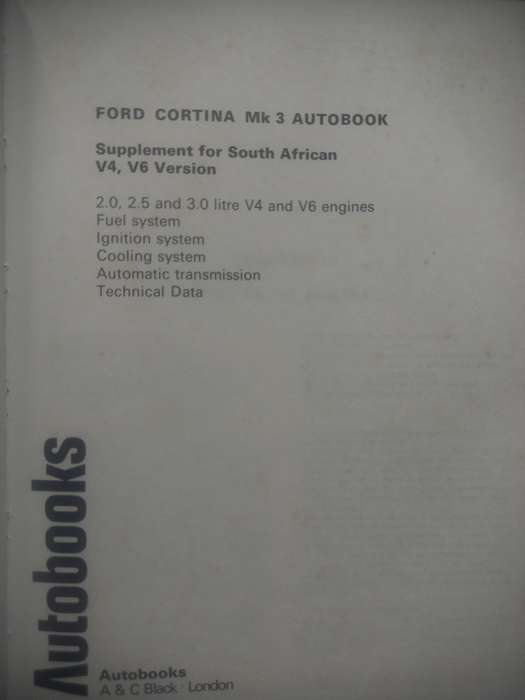 Ford Cortina Mk 3 - 71 to 77 - Owners Workshop Manual - Autobooks