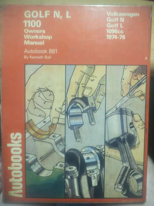 Golf N, L 1100 - Owners Workshop Manual - 1974 to 1976 - Autobook 881