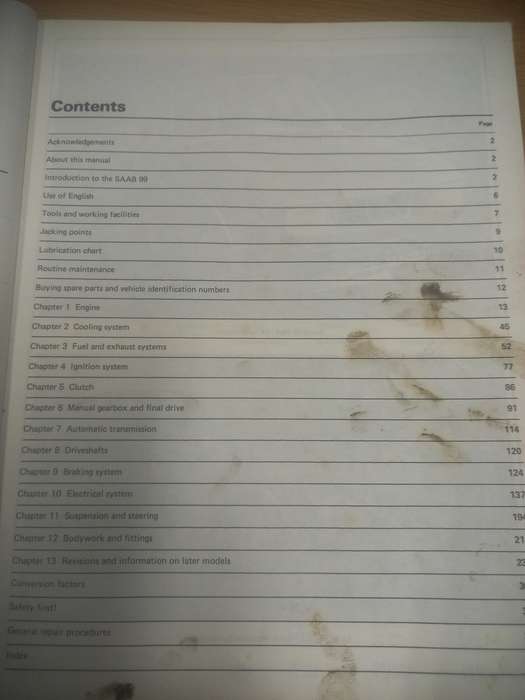 SAAB 99 - Owners Workshop Manual - 1969 to 1979 - Haynes