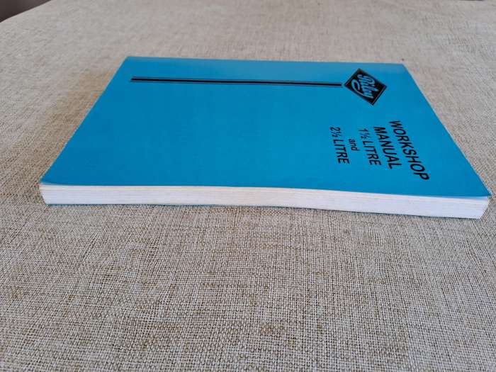 Riley Workshop Manual 1.5 Litre and 2.5 Litre