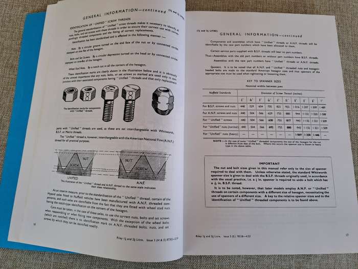 Riley Workshop Manual 1.5 Litre and 2.5 Litre