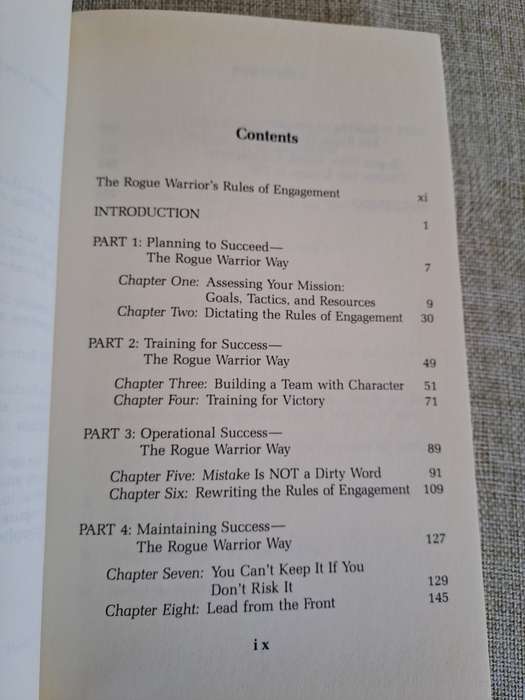 The Rogue Warriors Strategy for Success: A commandos Principles of Winning - Richard Marcinko