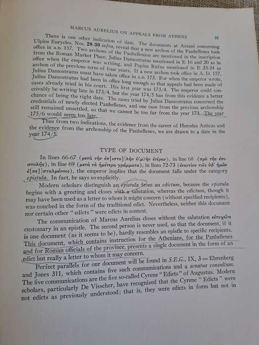 Marcus Aurelius: Aspects of Civic and Cultural Policy in the East (Hesperia Supplement)