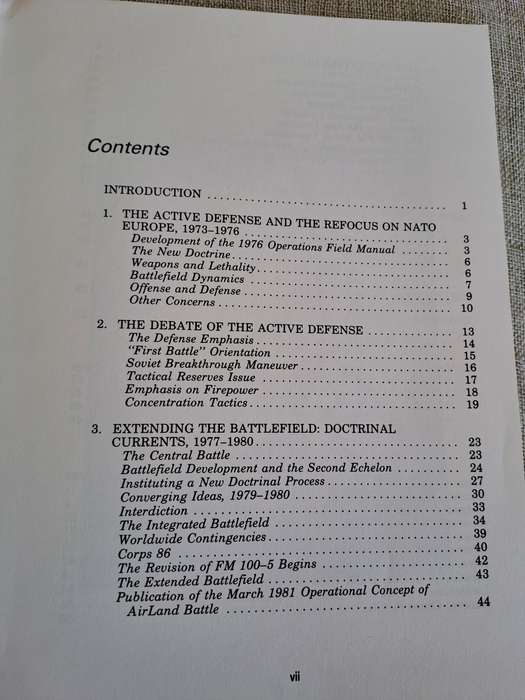 From Active Defense to AirLand Battle: The Development of Army Doctrine, 1973-1982