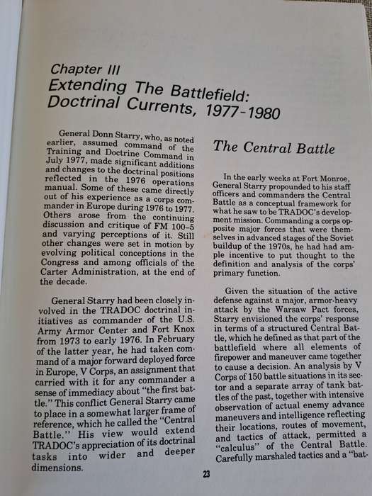 From Active Defense to AirLand Battle: The Development of Army Doctrine, 1973-1982