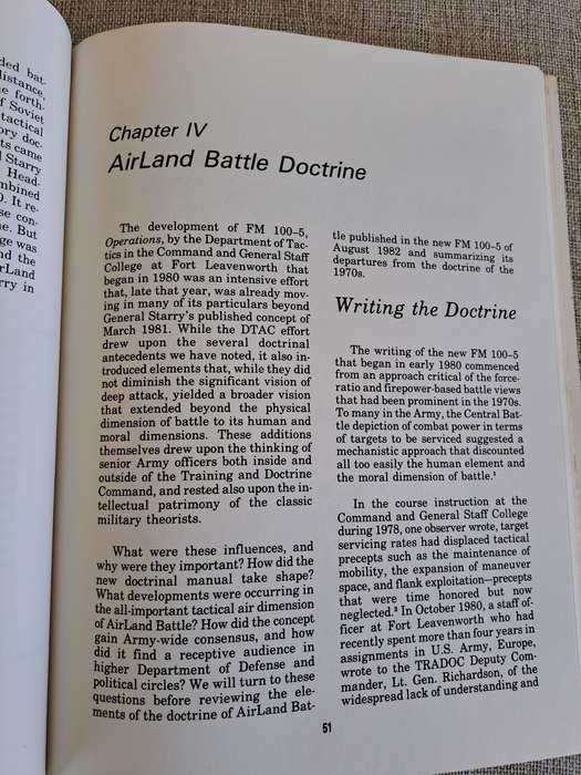 From Active Defense to AirLand Battle: The Development of Army Doctrine, 1973-1982