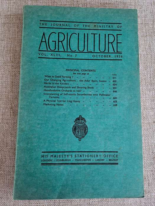 The Journal of the Ministry of Agriculture  set of 4 volumes